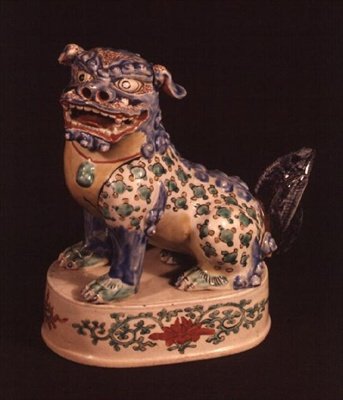 Kakiemon figure of a Buddhistic lion by Japanese School