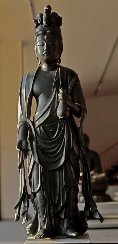 Kwannon sculpture, Genroku bunka period by Japanese School