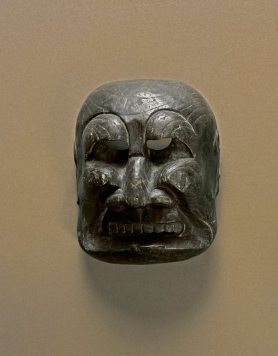 Kyogen theater mask by Japanese School