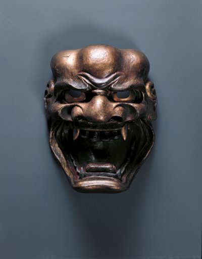 Noh theater mask by Japanese School