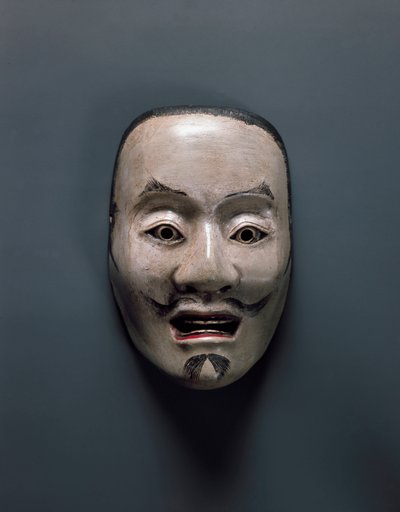No theater mask by Japanese School