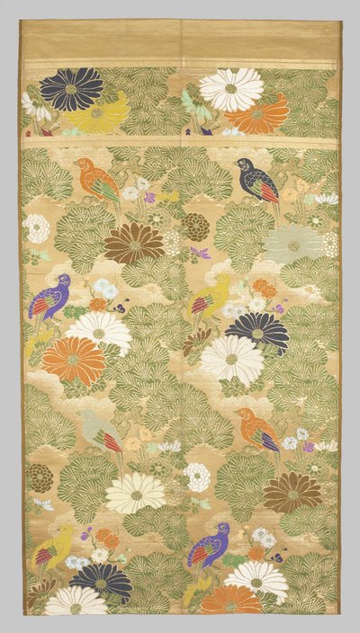 Obi Fragment by Japanese School