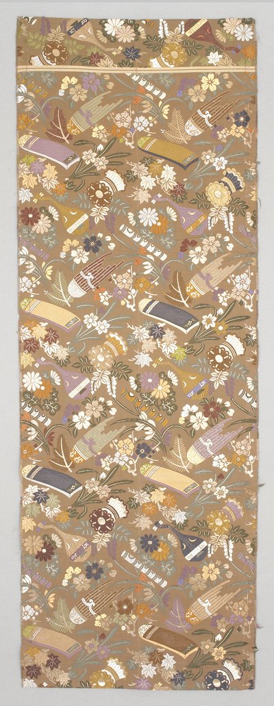 Obi Fragment by Japanese School