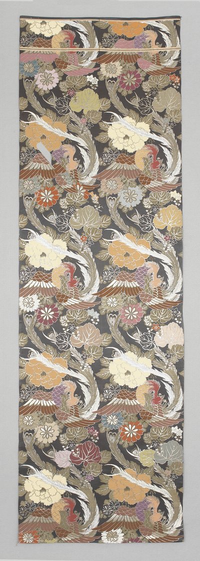 Obi Fragment by Japanese School