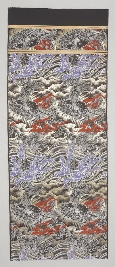 Obi Fragment by Japanese School