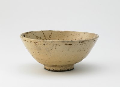 Tea bowl, possibly Rakuzan ware by Japanese School