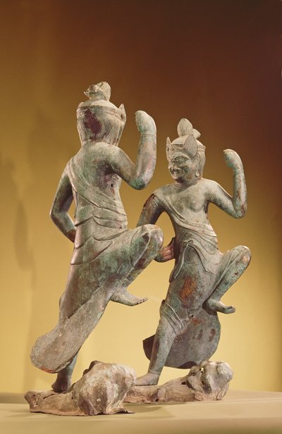 Zao Gongen, Heian Period (gilt bronze) by Japanese School
