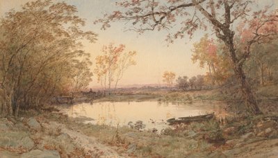 Landscape (Hastings-on-Hudson) by Jasper F. Cropsey