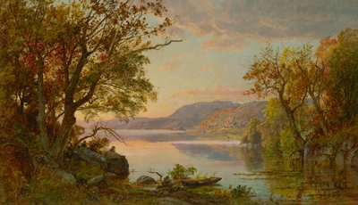 A Glimpse of Greenwood Lake by Jasper Francis Cropsey