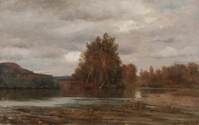 Gray Day on the Esopus by Jasper Francis Cropsey