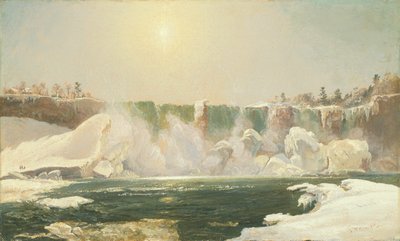 Niagara Falls in Winter, 1868 by Jasper Francis Cropsey