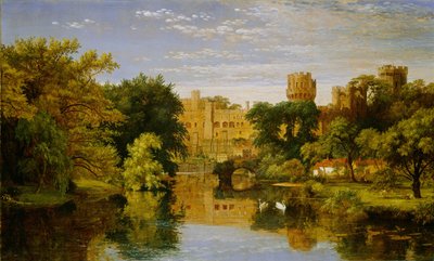 Warwick Castle, England by Jasper Francis Cropsey