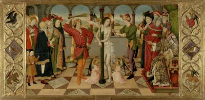 The Flagellation of Christ by Jaume Huguet
