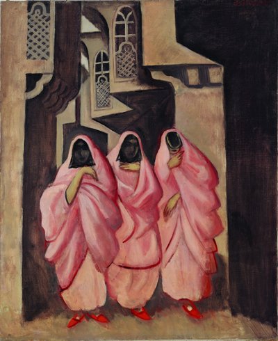 Three Women on the Street of Baghdad by Jazeps Grosvalds