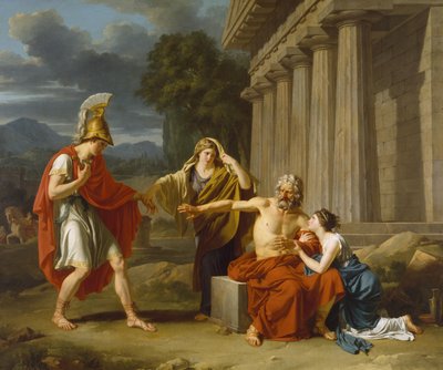 Oedipus at Colonus by Jean Antoine Théodore Giroust