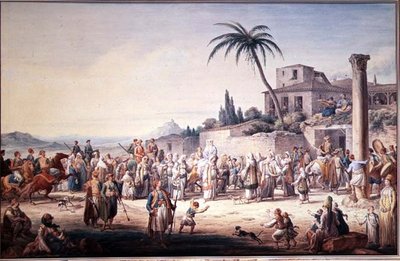 A Marriage at Athens by Jean Baptiste Hilair