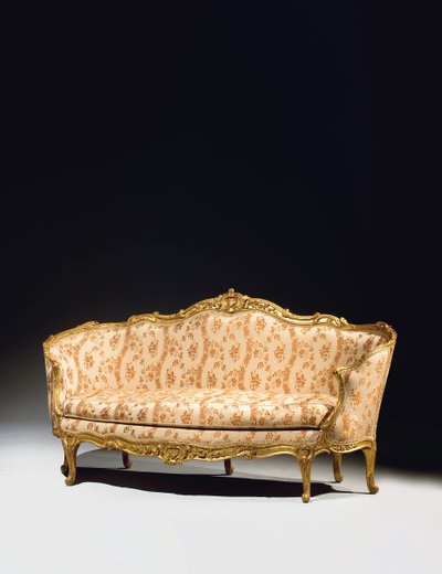 Louis XV Sofa by Jean Baptiste Tilliard