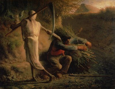 Death and the Woodcutter by Jean Francois Millet