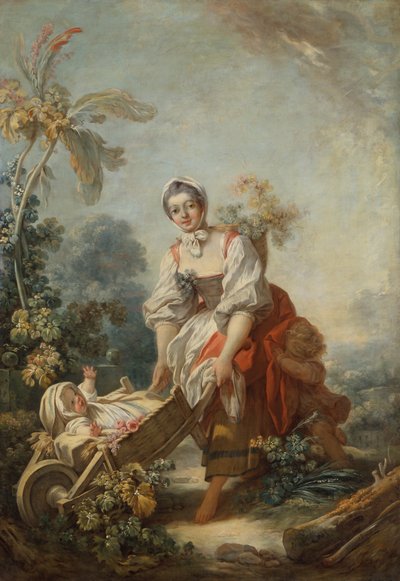 The Joys of Motherhood by Jean Honore Fragonard