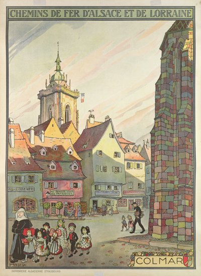 Colmar poster by Jean Jacques Waltz