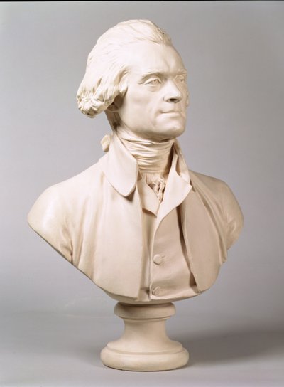 Thomas Jefferson by Jean Antoine Houdon