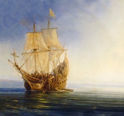 Capture a Galleon by Jean Antoine Theodore Gudin