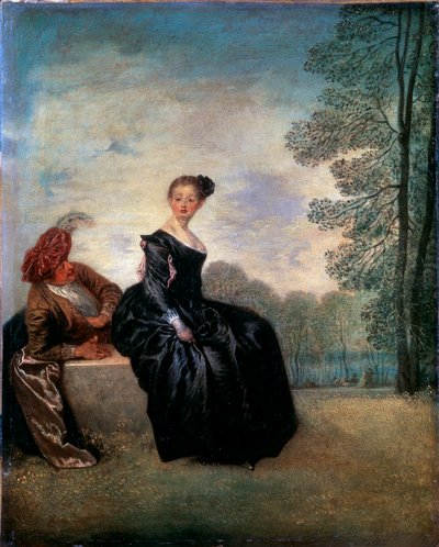 A Capricious Woman by Jean Antoine Watteau