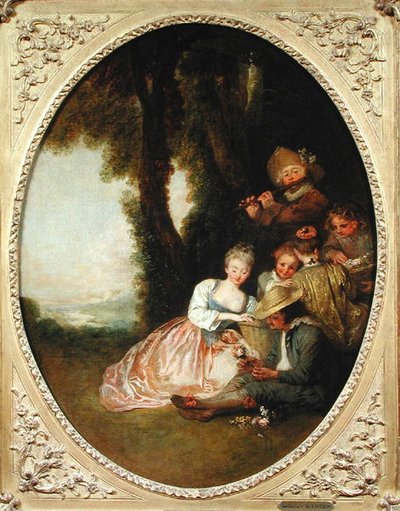 Concert Champetre, 1715 by Jean Antoine Watteau