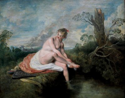 Diana at Her Bath by Jean Antoine Watteau