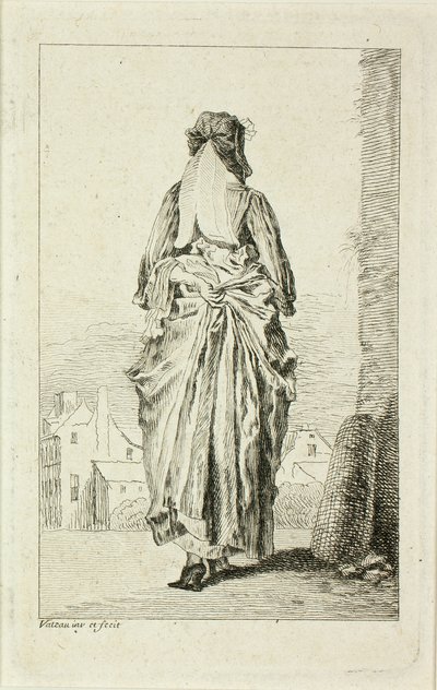 Fashion Figures by Jean Antoine Watteau