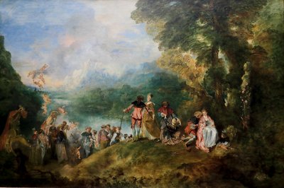 Pilgrimage to the Isle of Cythera by Jean Antoine Watteau