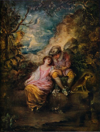 Pastoral Scene by Jean Antoine Watteau