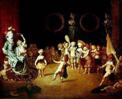 The Little Actors by Jean Antoine Watteau
