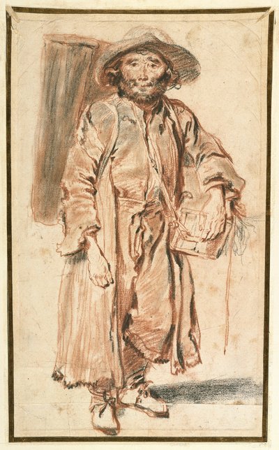 The Old Savoyard by Jean Antoine Watteau