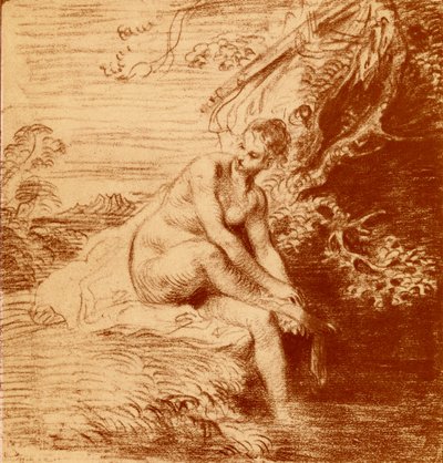 The Bath of Diana by Jean Antoine Watteau