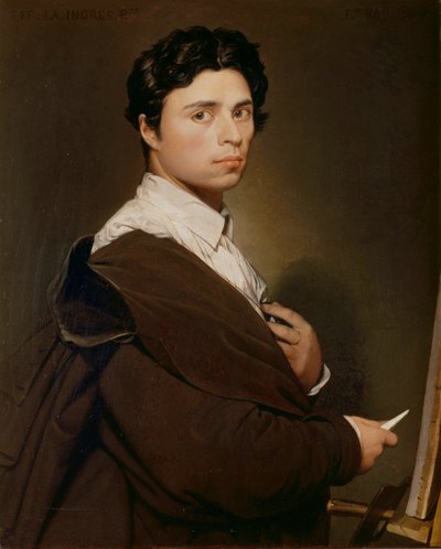 Self-Portrait at Twenty-Four by Jean Auguste Dominique Ingres