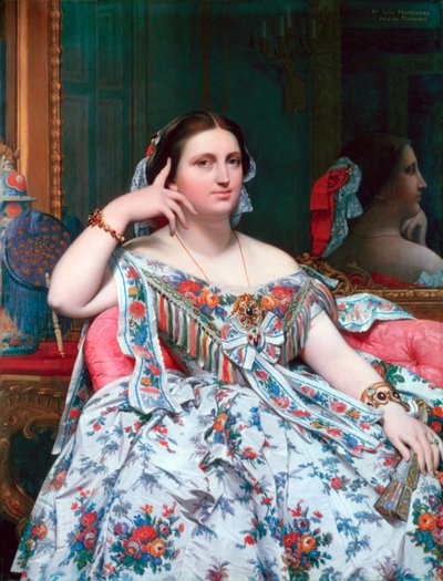 Madame Moitessier by Jean Auguste Dominique Ingres