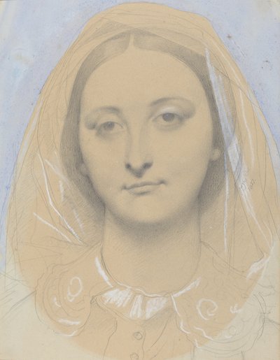 Mademoiselle Mary de Borderieux by Jean Auguste Dominique Ingres