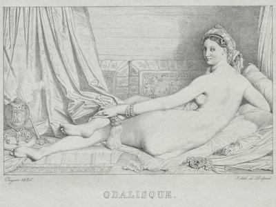 Odalisque by Jean Auguste Dominique Ingres