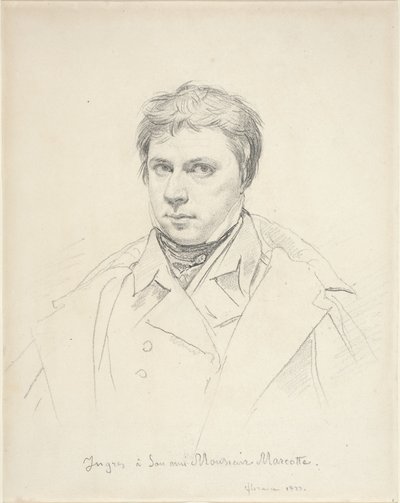 Self-Portrait by Jean Auguste Dominique Ingres