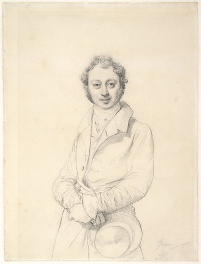 The Archeologist Désiré-Raoul Rochette by Jean Auguste Dominique Ingres