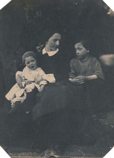 Mother with Two Children by Jean Baptist Frénet