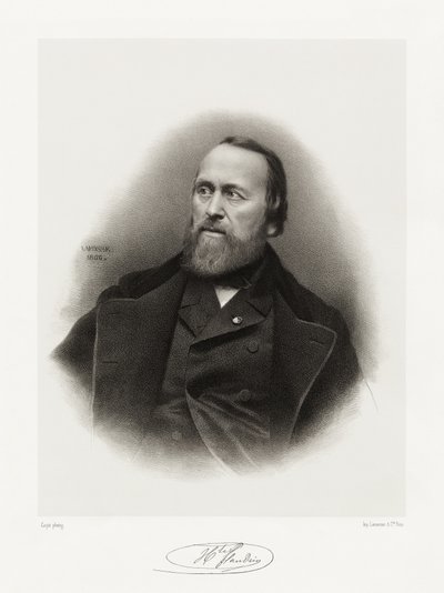 Jean Hippolyte Flandrin by Jean Baptiste Adolphe Lafosse