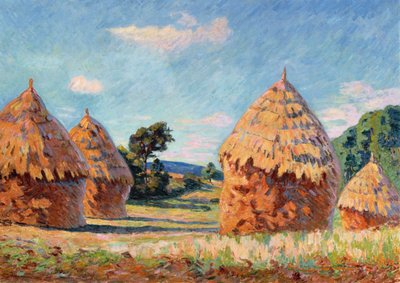 Haystacks, c.1886 by Jean Baptiste Armand Guillaumin