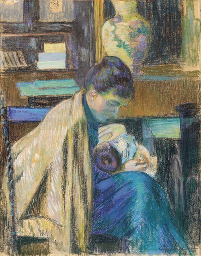 Madame Guillaumin with Madeleine, 1889 by Jean Baptiste Armand Guillaumin