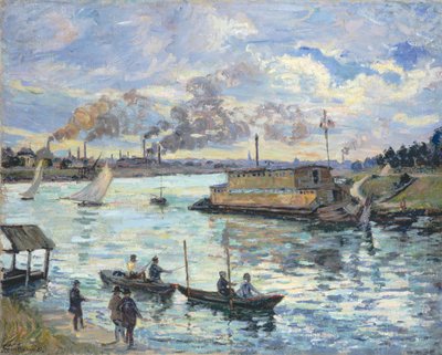 River Scene by Jean Baptiste Armand Guillaumin