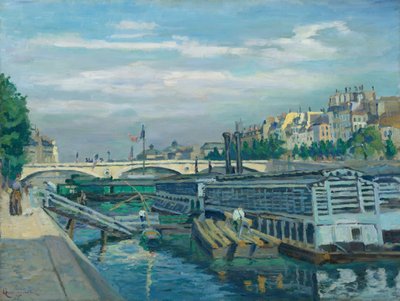 The Bridge of Louis Philippe by Jean Baptiste Armand Guillaumin