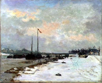 The Quay of the Seine by Jean Baptiste Armand Guillaumin