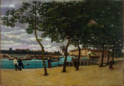 The Seine at Paris by Jean Baptiste Armand Guillaumin