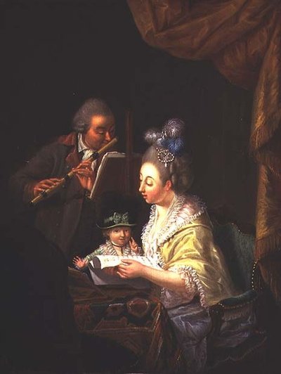 The Music Lesson by Jean Baptiste Bernard Coclers